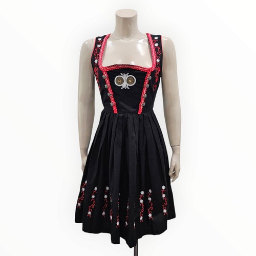 Dirndl com black red trim - dirndl.com,