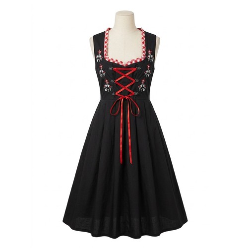 Scarlet darkness black gingham - scarlet,