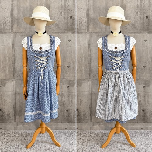 Country life blue - life, gingham