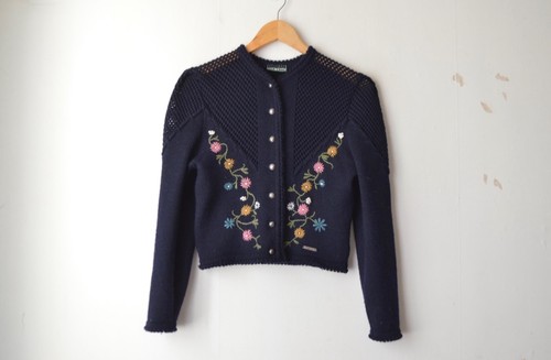 Austrian blue floral hand
