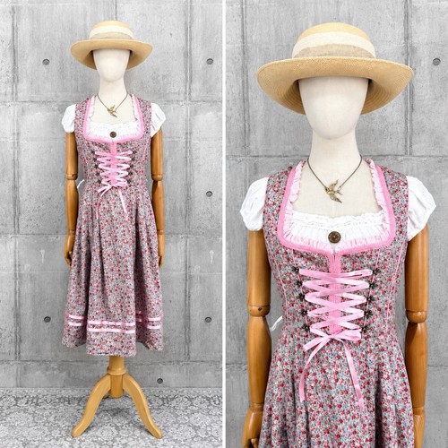 Landhaus dirndl dress - dress, pink