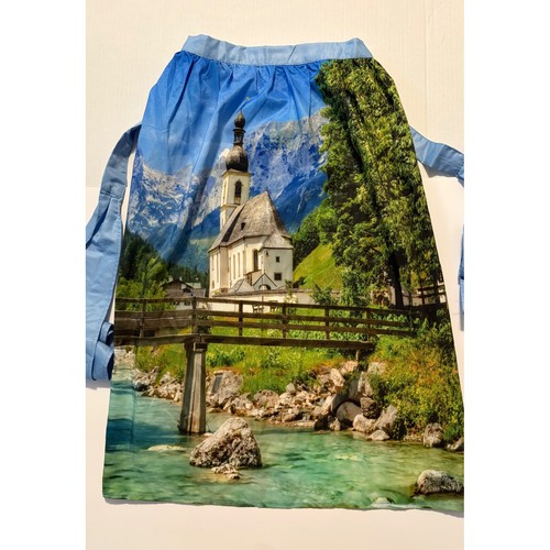 Vintage alpine church - alpine,