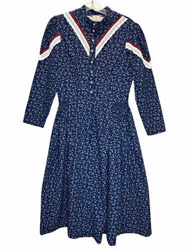 Vtg women navy floral - women’s,