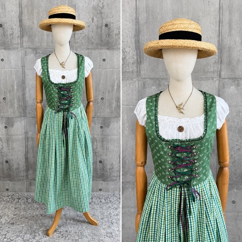Pollinger dirndl dress green - pollinger,