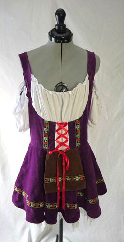 Adult purple dirndl - adult,